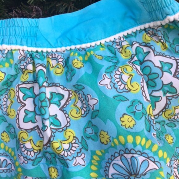 Adorable, NWOT,100% Cotton, Turquoise, Green, & White, Flower Skirt, 3m - Picture 8 of 9